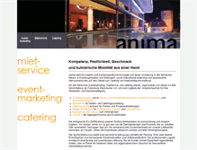 Tablet Screenshot of anima-catering.de